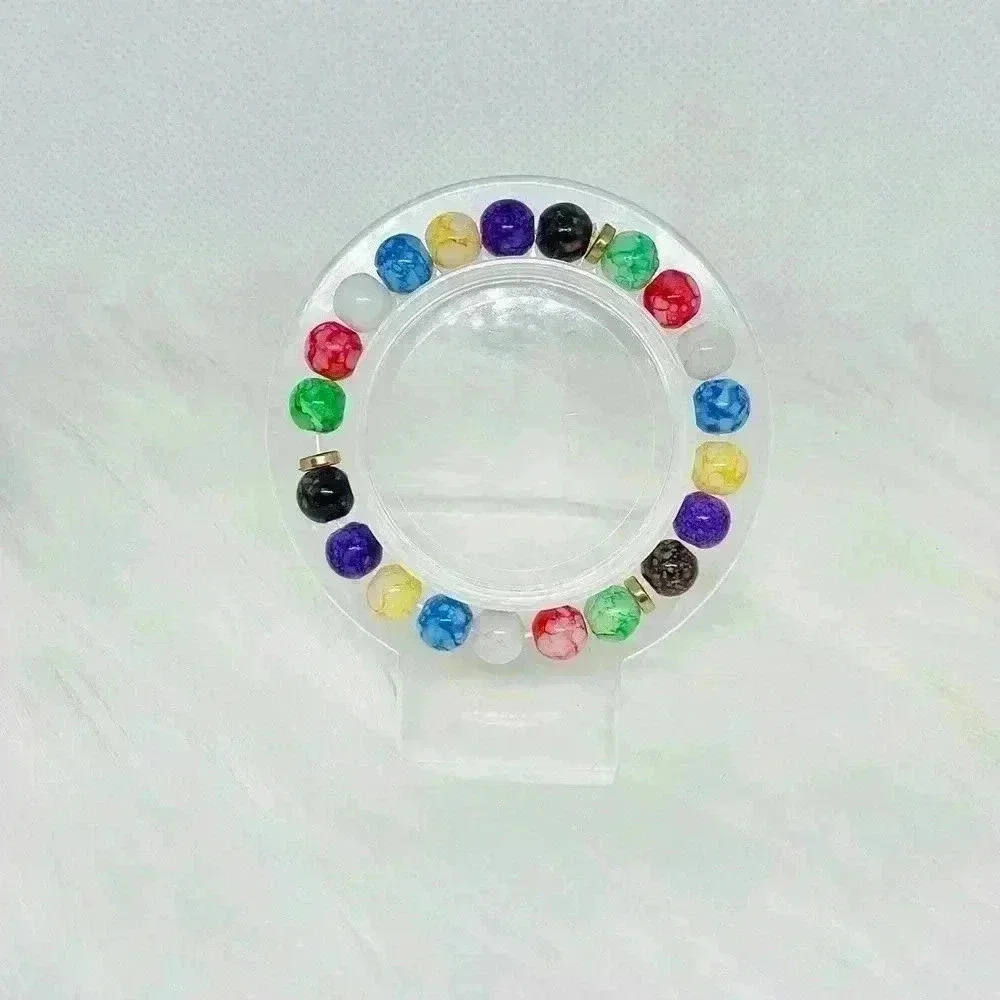 Colorful Chakra Reiki beaded Bracelet - Picture 5 of 6
